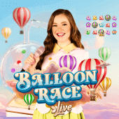 Balloon Race live casino game