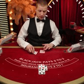 Blackjack VIP B live casino game